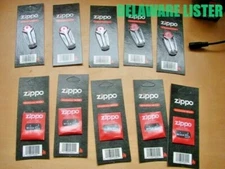 Lot of 10 Packs of Genuine Zippo Lighter Replacement 4" Wicks & 6pc. Flints New