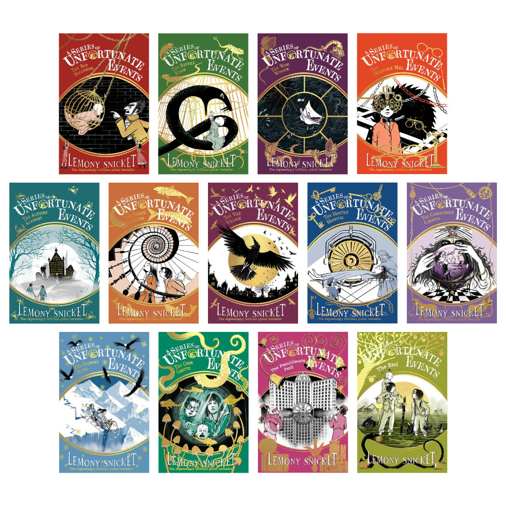 A Series of Unfortunate Events 25th Anniversary 13 Book Set by Lemony Snicket