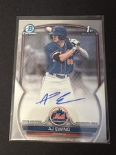 2023 Bowman Draft - 1st Bowman Chrome Auto AJ Ewing #CDA-AE (AU, RC)