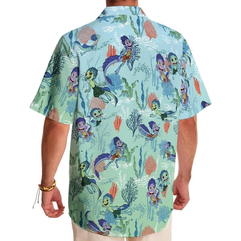 Disney Luca And Alberto Summer Hawaiian Shirt