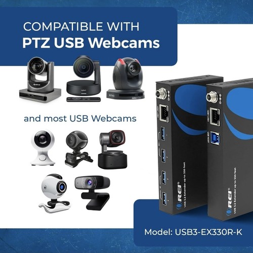 OREI USB 3.2 Over Ethernet HDbaseT Cat6 Extender LAN Upto 330 Feet - Extends... - 第 6/8 張圖片