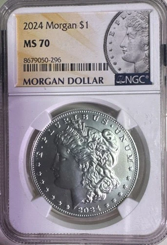 2024 - Morgan Silver Dollar - NGCX Mint State 9.9