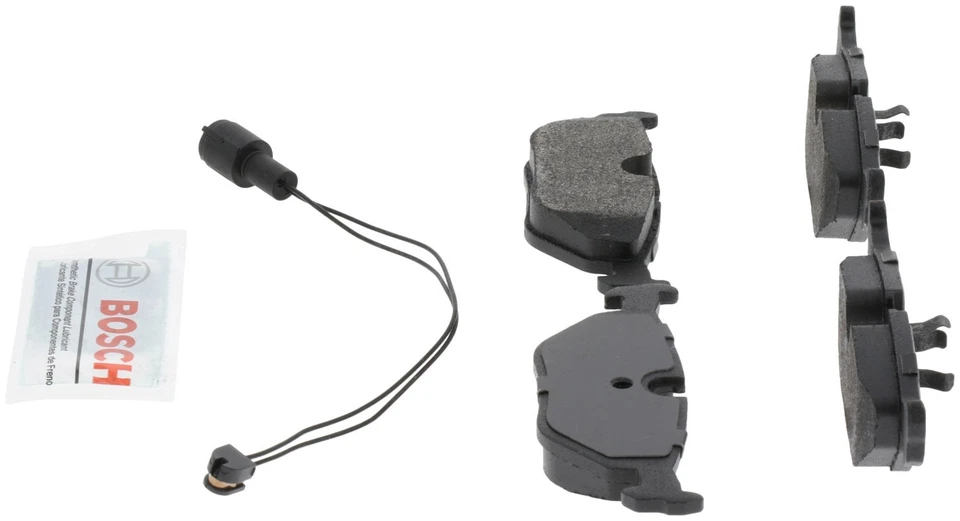 Conjunto de pastilhas de freio a disco Bosch traseira BE396 para 1987-2005 BMW M3 320i 525i 750iL 735i Z3 - Imagem 3 de 4