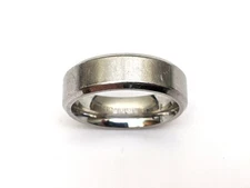Triton Stainless Steel Mens Wedding Band Ring: Size 10 / 8.26g
