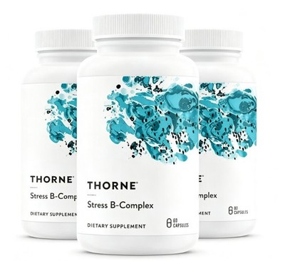 Thorne Basic B Complex 60 capsules x 1/2/3-Pack (Total 60 caps) Exp 05/2028 US