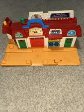 vintage Fisher-Price Little People Main Street playset