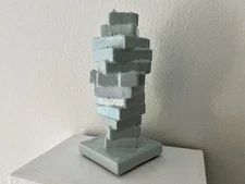 One Abstract Sculpture Constructivism Cubism Modern Art Influenced OOAK Original