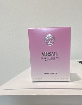 Versace Bright Crystal EDT Pour Femme 5ml Mini Perfume New With Box
