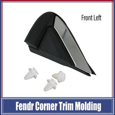 Fender Corner Trim Molding Black Driver LH Si...