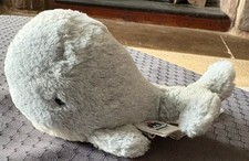 Jellycat Grey Wavelly Whale NWT.. Retired