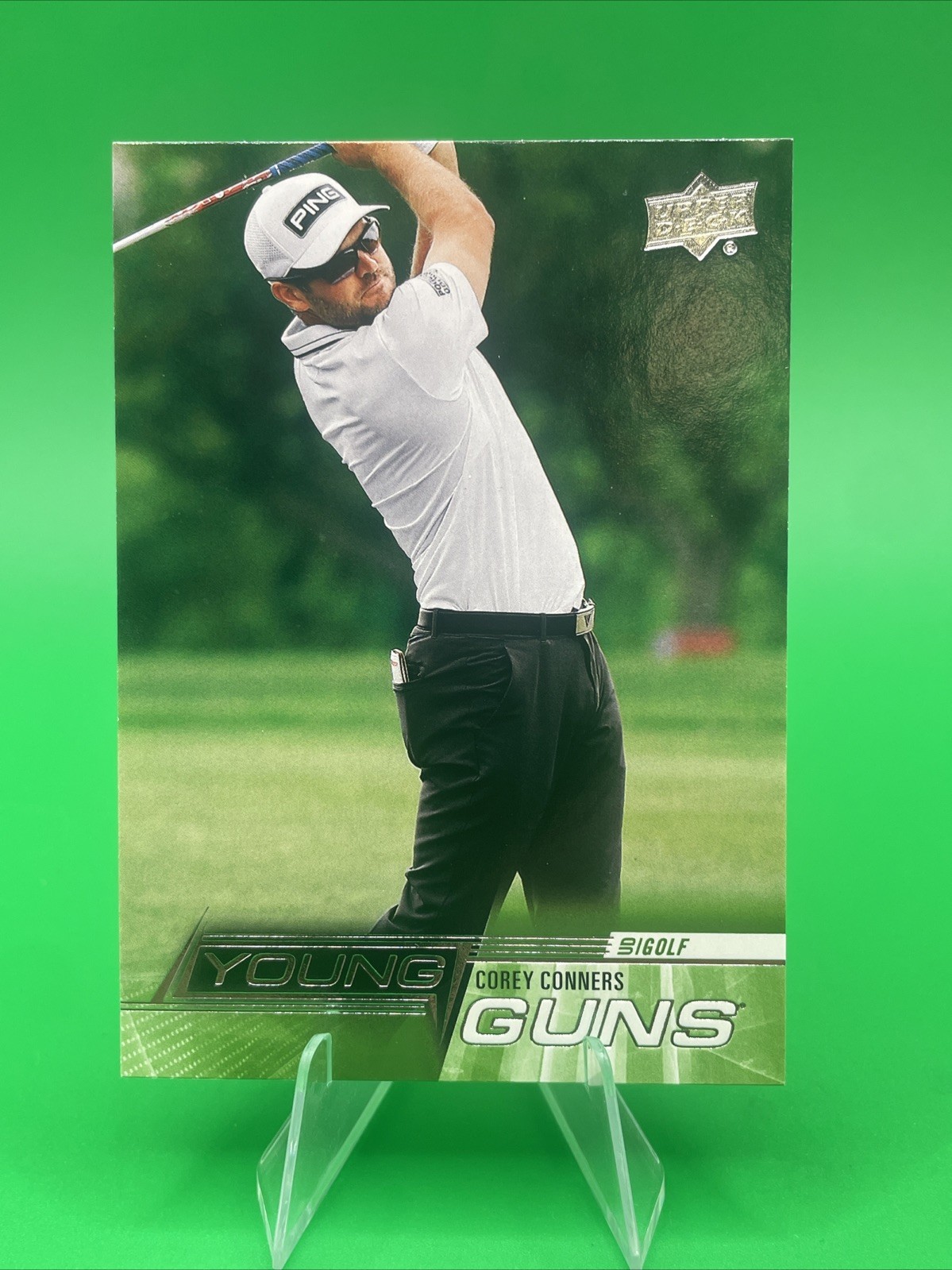 2024 Upper Deck Golf #147 Corey Conners Young Guns Insert
