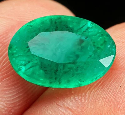 3.6Ct Natural Zambian Emerald Faceted Cut QMD15 - Image 1 of 3