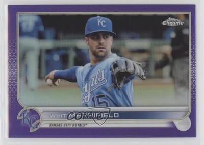 2022 Topps Chrome Purple Refractor 30/250 Whit Merrifield #154 s7f