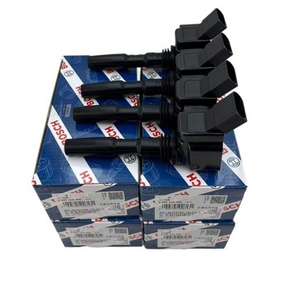 04E905110C Bosch Ignition Coils OEM ×4 for Audi A3, Q3 1.4, VW Jetta, Golf