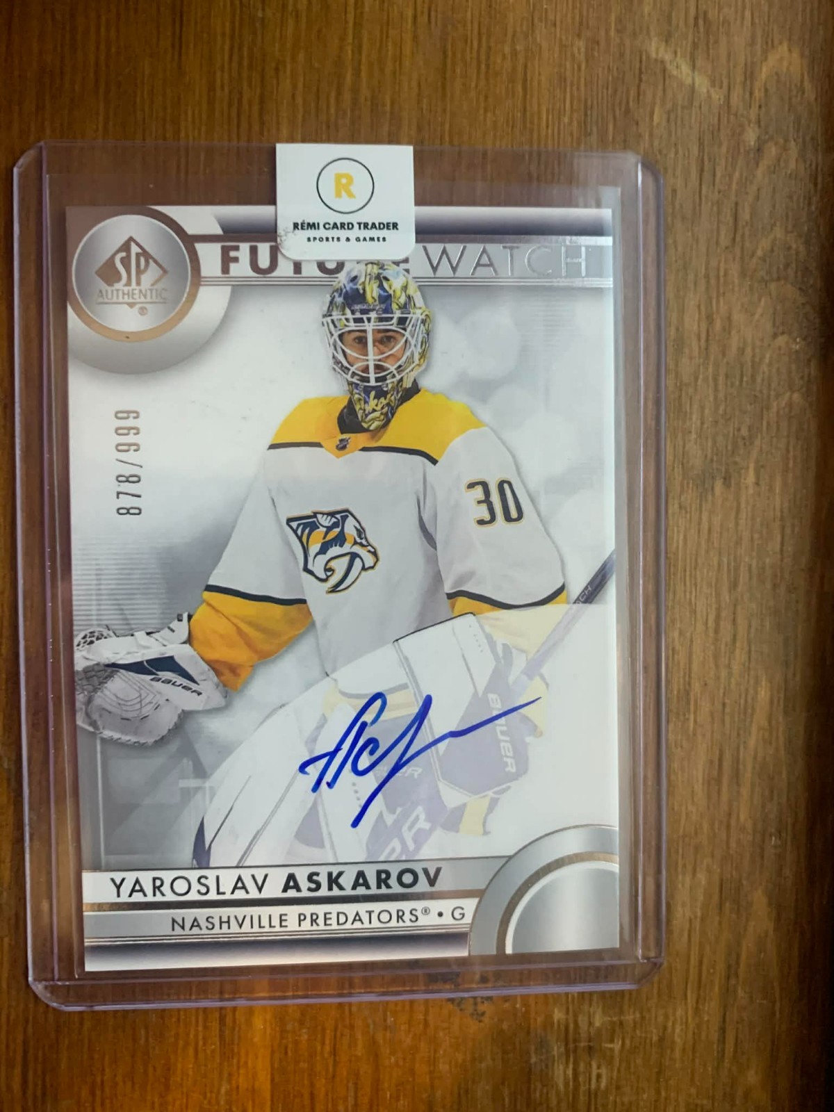 23/24 2023 SP AUTHENTIC YAROSLAV ASKAROV 116 FUTURE WATCH AUTOGRAPH AUTO RC /999