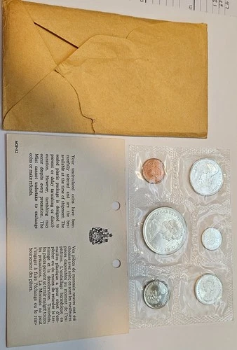 1967 CANADA SILVER PROOF LIKE MINT SET   1.11 ASW Silver