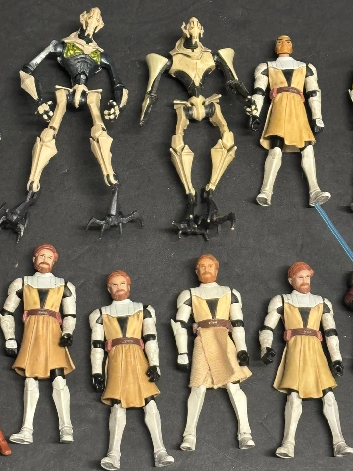 Star Wars Clone Wars 21 Figure Lot Loose Ahsoka Anakin Yoda Grievous Clones - Image 3 of 4