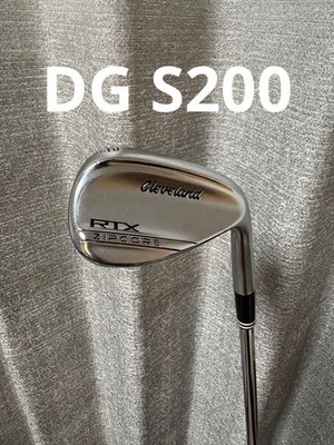 Cleveland RTX ZIPCORE Wedge 52° Bounce 10° MID Dynamic Gold S200 Shaft Used