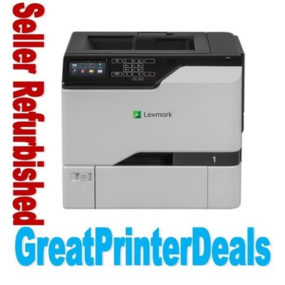 Lexmark CS725de Color Laser Printer | 50 PPM | Duplex | Touchscreen | Network