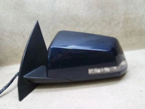 Driver Left Side View Mirror Power Folding Blue Fits 09-12 CHEVROLET TRAVERSE