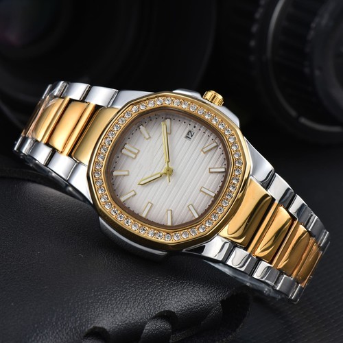 Orologio Uomo 2024 Drill Ring Cintura Acciaio Multifunzione Quarzo - Foto 4 di 18