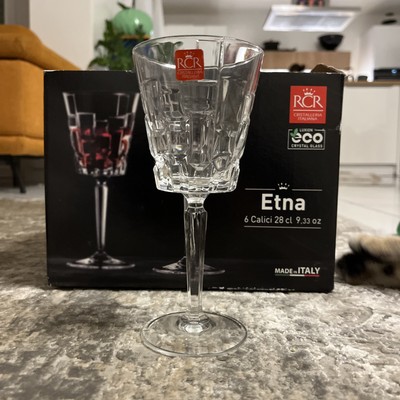 RCR Cristalleria 6 pack glasses