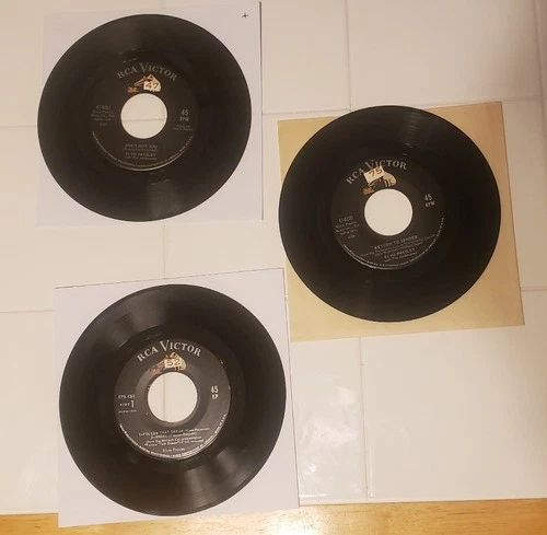 LOT OF 3 ELVIS PRESELY  45 RPM VINYL RECORDS - “RETURN TO SENDER” PLUS