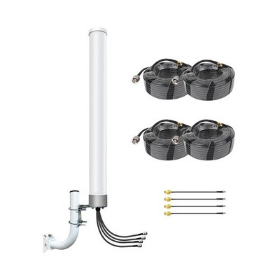 5G 4G 4x4 MIMO External Wide-Band Antenna Kit Outdoor High Gain Omni Directio...