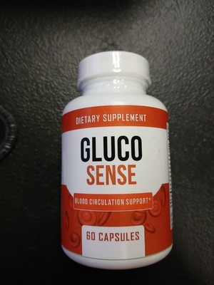 GLUCOSENSE CAPSULES GLUCO SENSE BLOOD CIRCULATION SUPPORT 60 CAPSULES FREE SHIP