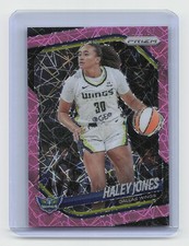 2025 Panini Prizm WNBA #43 Haley Jones Pink Velocity Prizms #/79