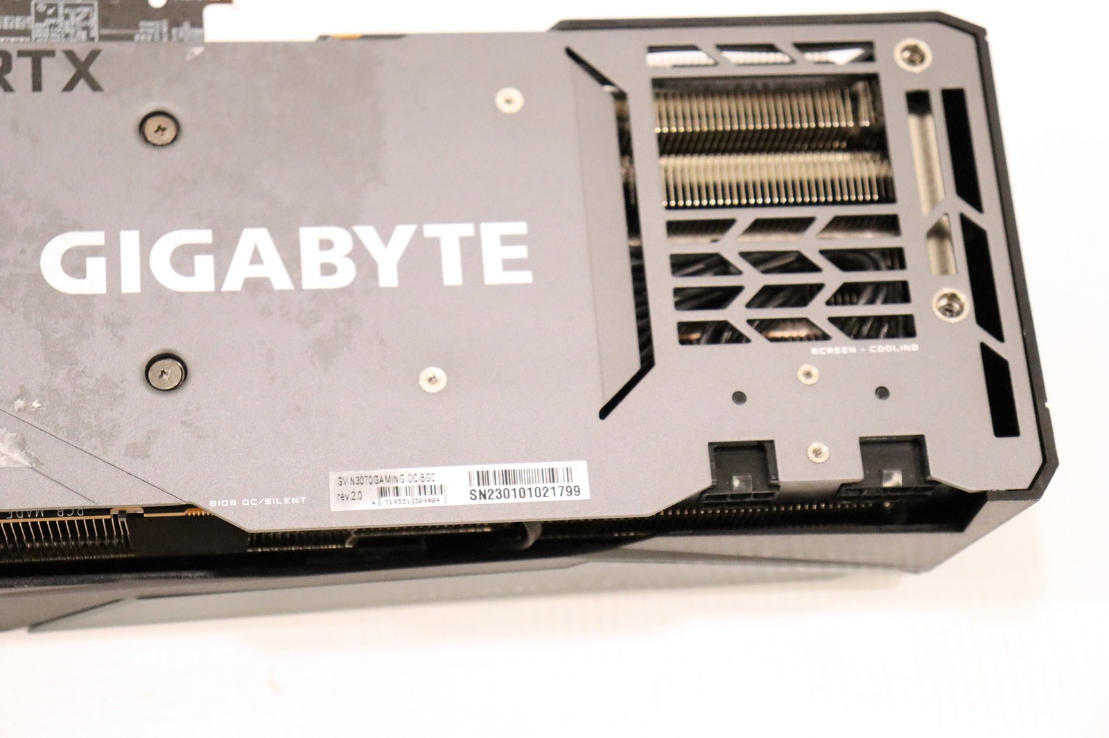 GIGABYTE GeForce RTX 3070 Gaming OC 8GB GDDR6 Graphics Card - Artifacts ...