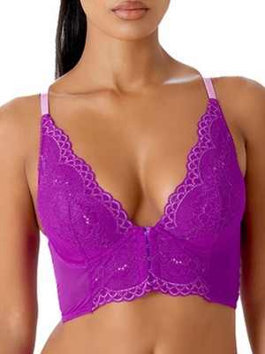 34D Gossard Superboost Spitzen Bralette tiefer V-Ausschnitt Racerback BH Dessous