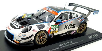 Minichamps Maßstab 1:18 Diecast 153 186918 - Porsche 911 GT3 R Kues Team 75 2018