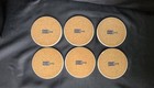 Six Absorbent Stone Coasters Delicate Botanical Floral Design By Encore — photo 2