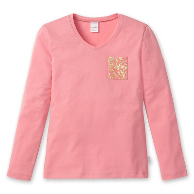 Sale SCHIESSER Mädchen Sleepshirt Langarm rosa Gr.128 NEU ehemaliger UVP 17,95 