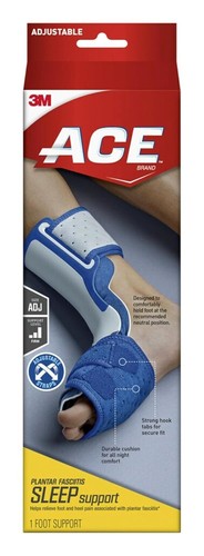 ACE Brand Plantarfasziitis Schlafunterstützung blau - 8” bis 15” ~NEU~