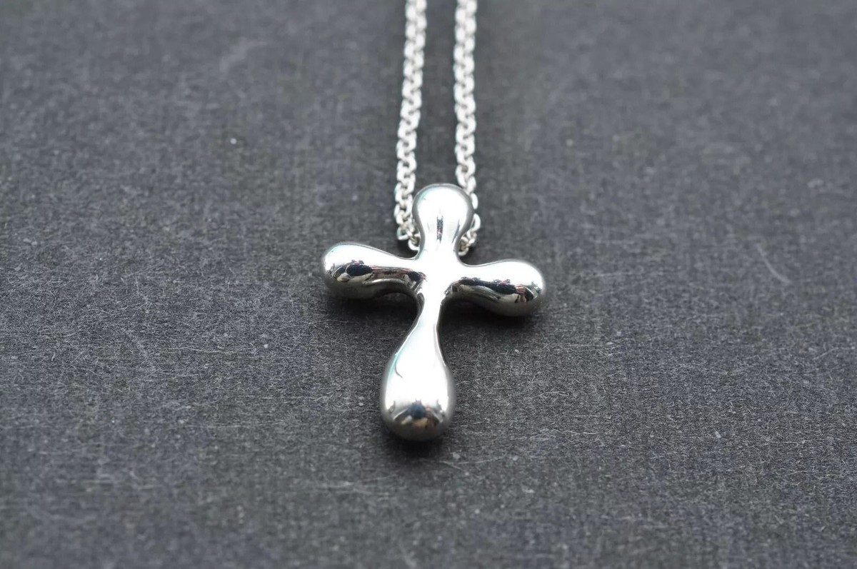 【Tiffany & Co.】Elsa Peretti Cross Pendant 海外限定 Tiffany & Co. Elsa Peretti Cross Small Necklace Pendant