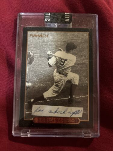 joe dimaggio One Word Autographed Cards