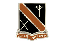 4" 29th signal battalion clear and open army bumper sticker decal usa made
