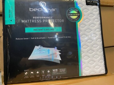 Bedgear  6.0 Ver-Tex  Performance Split King Mattress Protector-BGM61AWFE (NEW)