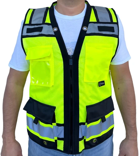 Super Duty Mesh High Visibility Safety Vest, ANSI/ ISEA 107-2020 Class 3, Type R