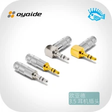 Oyaide 3.5mm pair recording headphone plug gold-plated and rhodium-plated fever