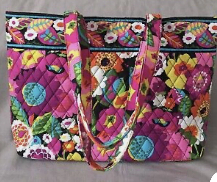 Vera Bradley Outlet | Gray Vera Tote Bag – Vera Bradley Outlet Store