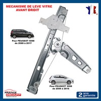 Mechanismus Elektrischer Fensterheber Vorne Rechts Nuckel FüR Peugeot 3008-