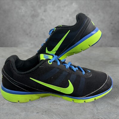 Nike Air Womens 6 Total Core Black Lime Trainers Sneakers 48/8111-034