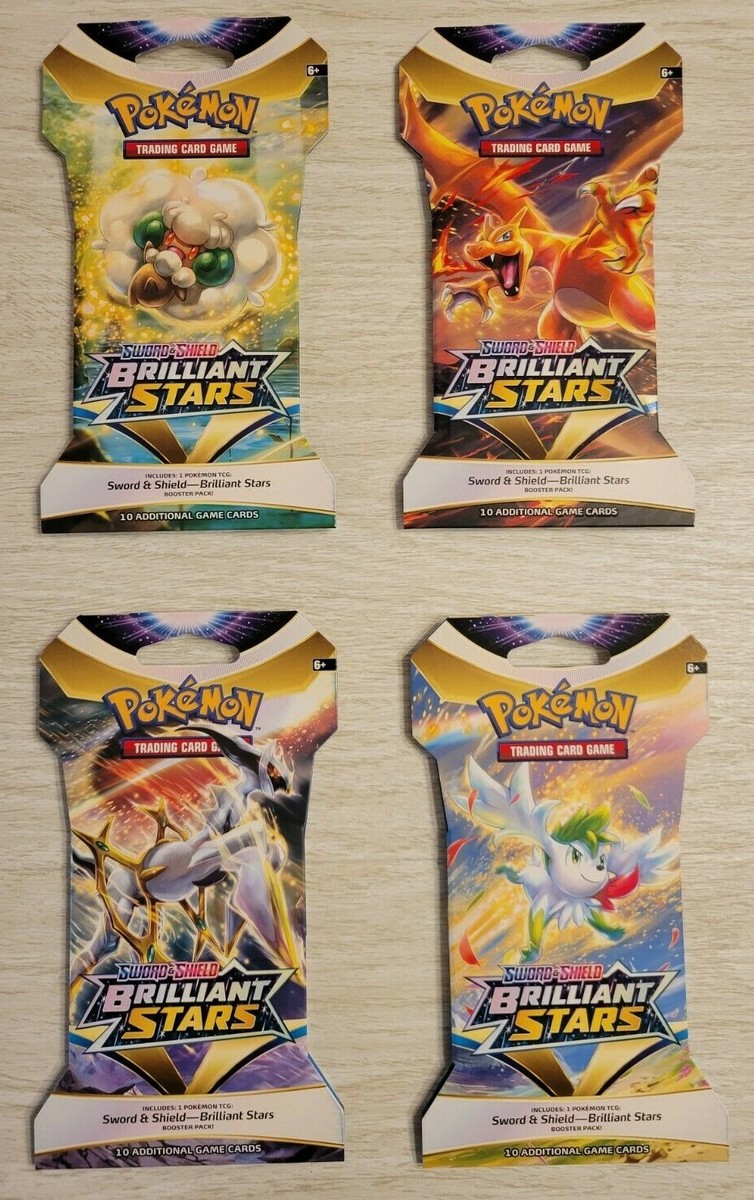 ポケモン BRILLIANT STARS ブースターパック 8パック Pokemon Brilliant Stars Booster 8 Pack Art Set 1 of Each