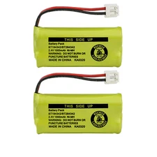 Kastar 2-Pack Battery BT184342 BT284342 for AT&T Vtech GE RCA and Clarity Phone