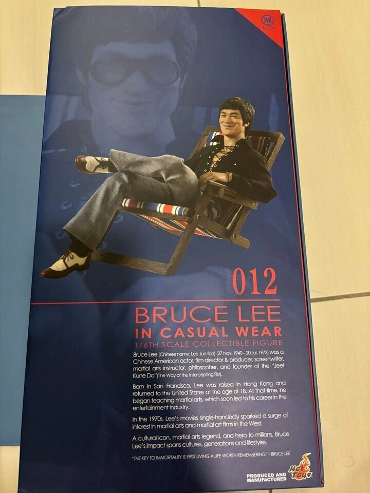 Figura de acción Hot Toys MIS 12 Bruce Lee 12 pulgadas usada Foto 2 de 4