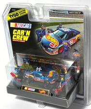 1pc 1998 HO Slot Car TYCO Mattel Hot Wheels 44 CarN'Crew w/Pit Crew MOC 33569