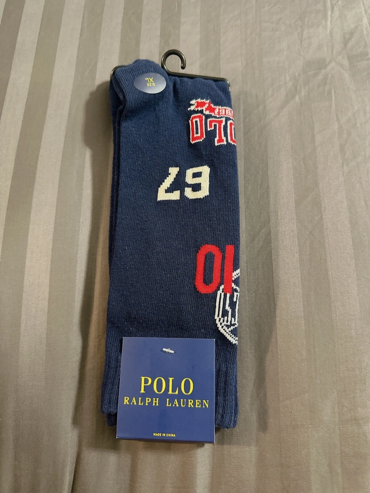 Polo Ralph Lauren chaussettes robe polo 67 pantalon chaussettes épelées 1 paire 13 16 XL
